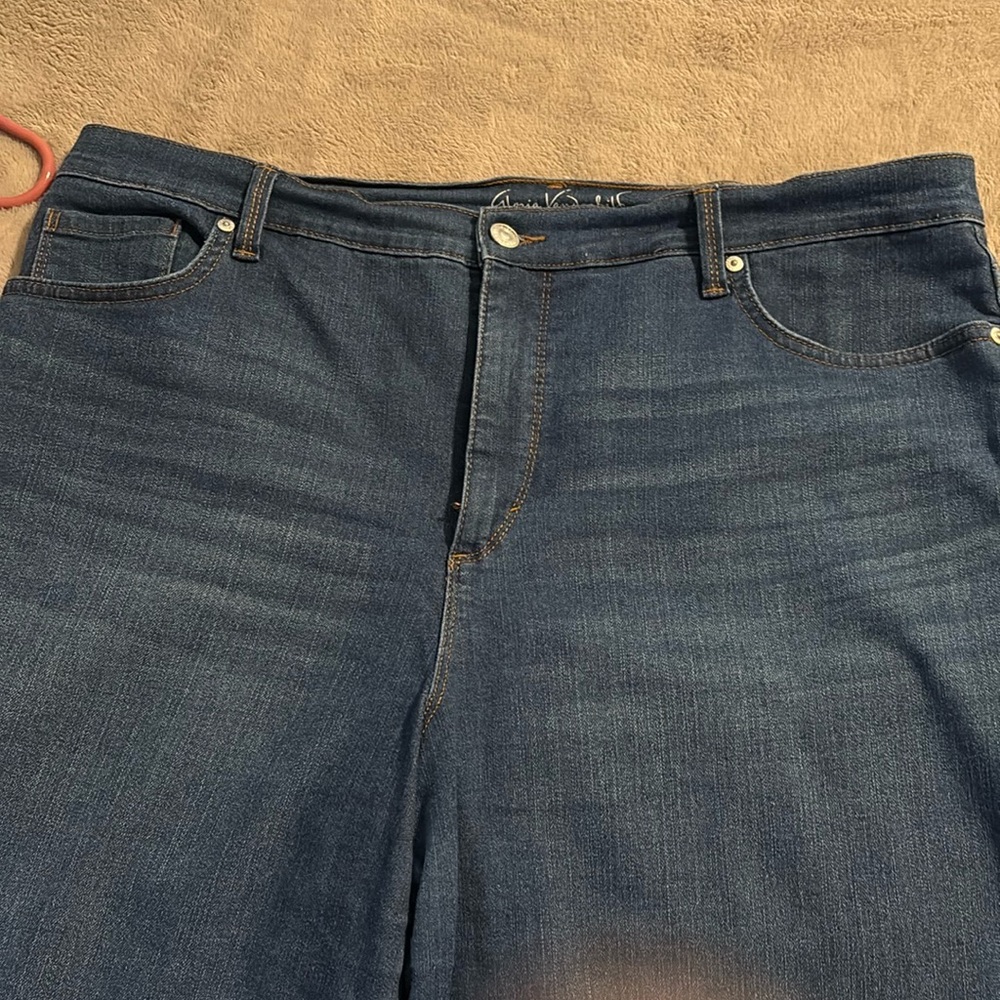 Gloria Vanderbilt Blue Capris Stylish Pants